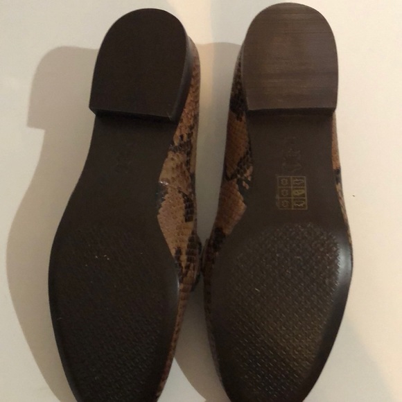 Tory Burch Gemini Link Snake Embossed Loafers NEW - Picture 6 of 8